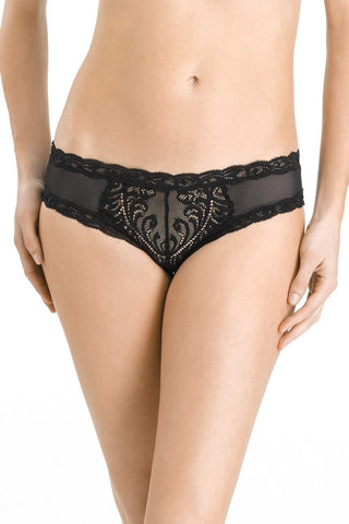 Natori Panties - Feathers Hipsters 753023 - Black - Thebra