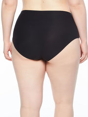 Chantelle Panties - Soft Stretch Seamless Full Brief in One Size Plus 1137 - Black - Thebra