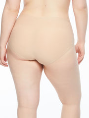 Chantelle Panties - Soft Stretch Seamless Full Brief in One Size Plus 1137 - Nude - Thebra