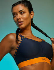 Panache Bras - Sport No Wire 7341 - Navy/Orange - Thebra