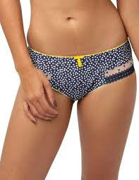 Cleo Panties - Minnie Brief 7432 - Navy Spot - Thebra