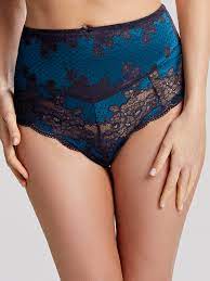 Panache Panties - Clara High Waist Brief - Deep Ocean