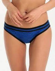 Cleo Swimwear - Gigi Triangle Halter CW0295 - Blue/Black - Thebra