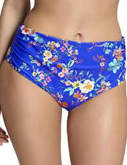 Panache Swimwear - Florentine Midi Pant SW1056 - Cobalt/Floral - Thebra