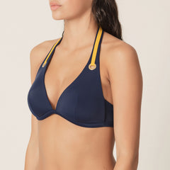 Marie Jo Swimwear - Claudia Padded Halter Triangle 1001512 - Water Blue - Thebra