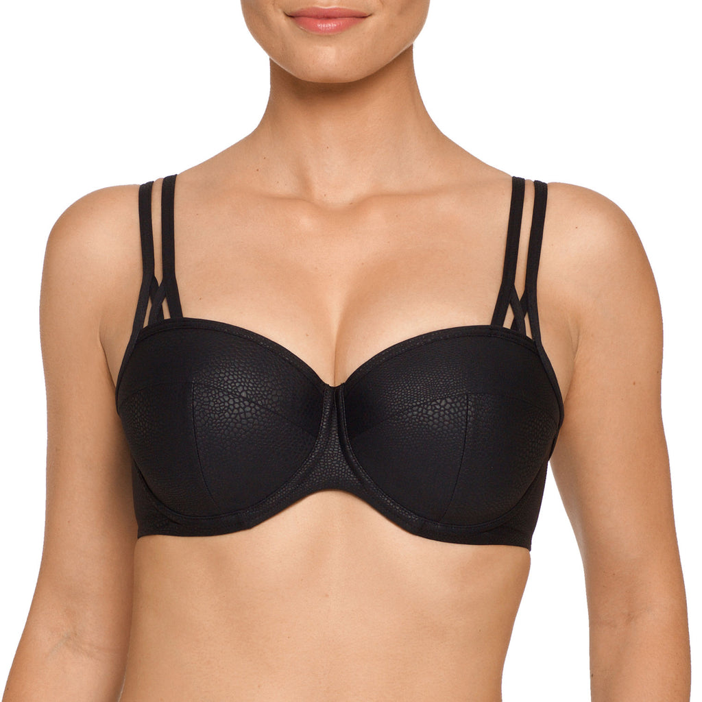 Primadonna Swimwear - Freedom Balcony Padded 4004416 - Black - Thebra