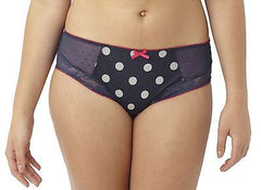 Sculptresse Panties - Flirtini Brief 7682 - Navy Spot - Thebra