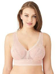 Wacoal Bras - Net Effect Bralette 810340 - Rose Dust - Thebra