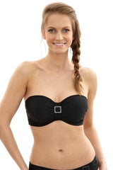 Panache Swimwear - Anya Padded Bandeau SW0883 - Black - Thebra