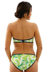 Cleo Swimwear - Avril Bandeau CW0223 - Palm print - Thebra